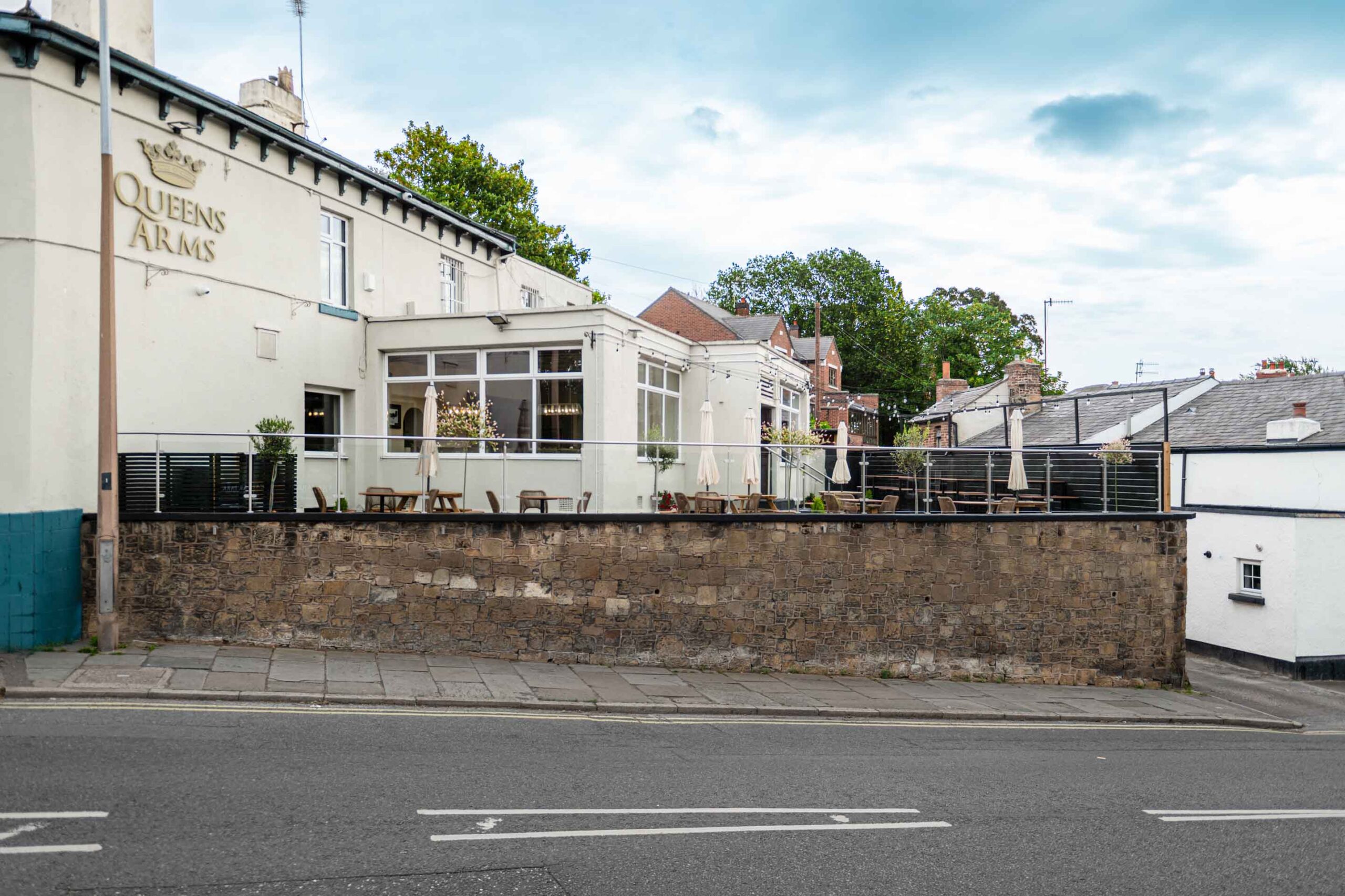 Pub Garden Transformation at The Queens Arms